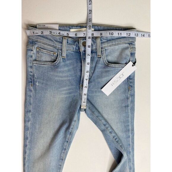 Joe's The Icon Skinny Jeans 24 Blue Women's Cropped Cut-Hem‎ Mid-Rise NEW - Picture 5 of 15
